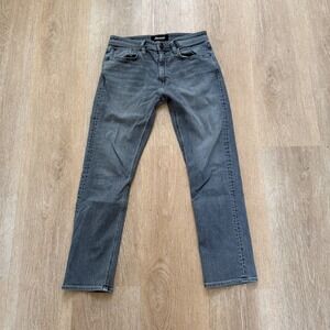 Revtown Sharp Decade Denim Jeans Mens 31x30 Grey Slim Straight Stretch